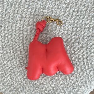 Red Cloud-Shaped Keychain